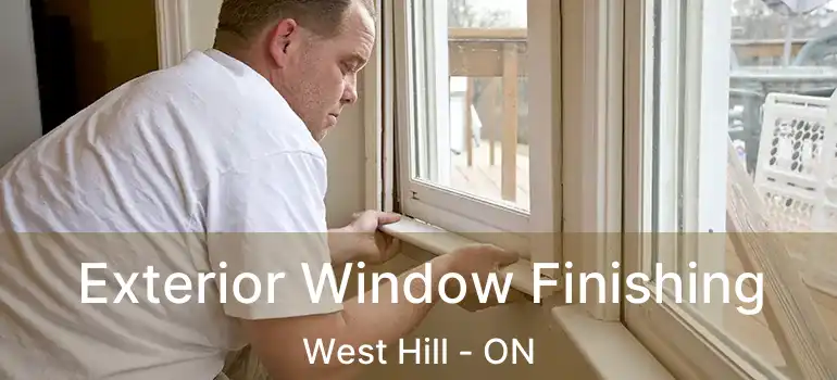  Exterior Window Finishing West Hill - ON