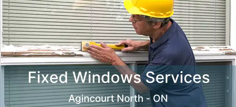  Fixed Windows Services Agincourt North - ON