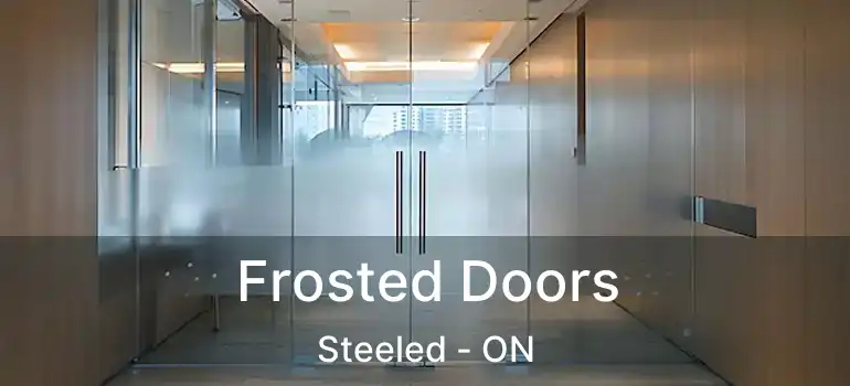 Frosted Doors Steeled - ON