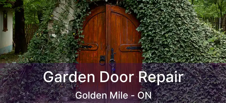 Garden Door Repair Golden Mile - ON
