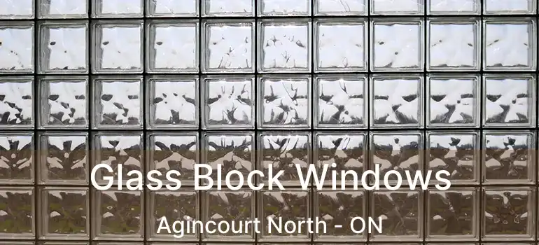 Glass Block Windows Agincourt North - ON
