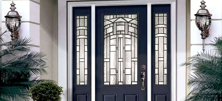 Stained Glass Door Panels in Scarborough, Ontario