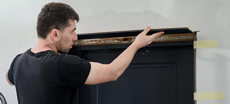 Wood Door Hole Repair in Scarborough, ON