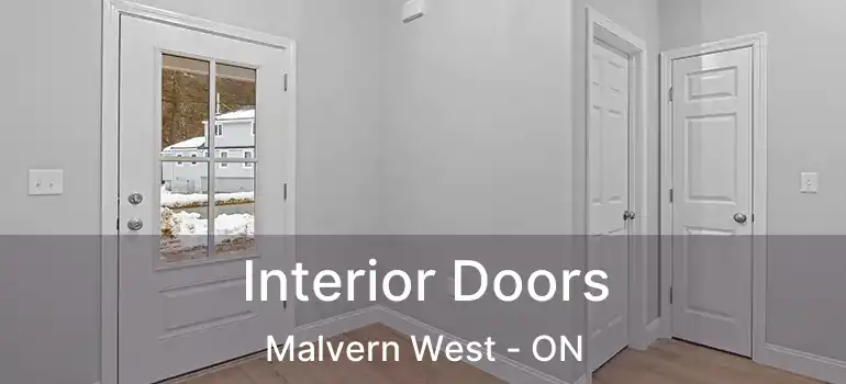 Interior Doors Malvern West - ON