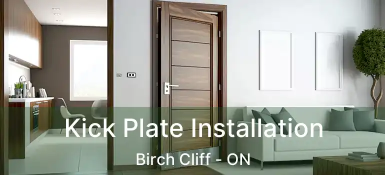  Kick Plate Installation Birch Cliff - ON