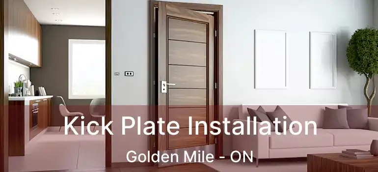 Kick Plate Installation Golden Mile - ON