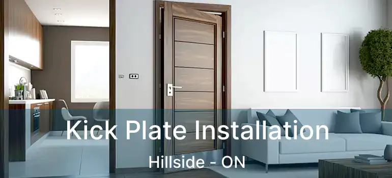  Kick Plate Installation Hillside - ON
