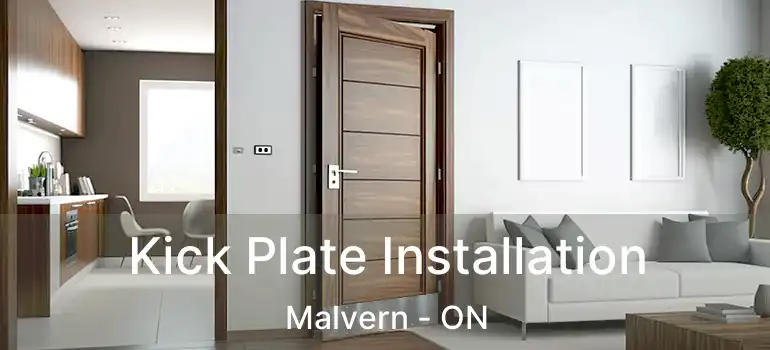  Kick Plate Installation Malvern - ON