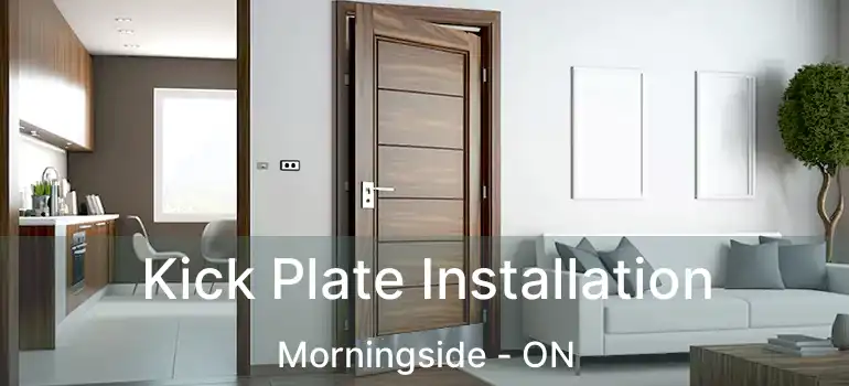  Kick Plate Installation Morningside - ON