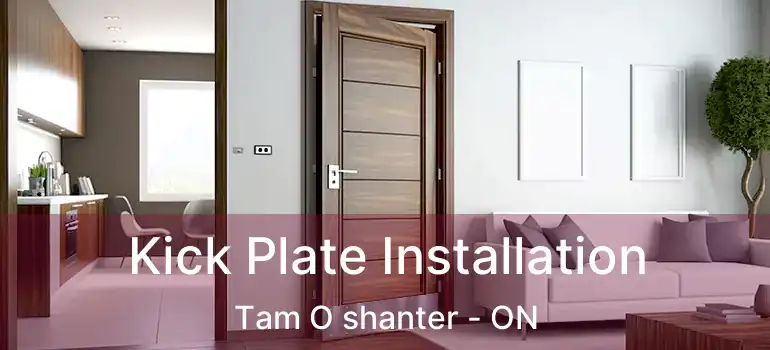 Kick Plate Installation Tam O shanter - ON