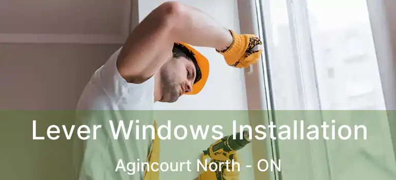  Lever Windows Installation Agincourt North - ON