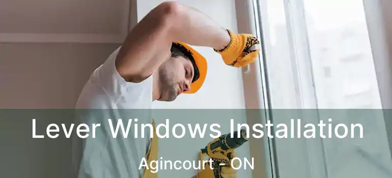  Lever Windows Installation Agincourt - ON