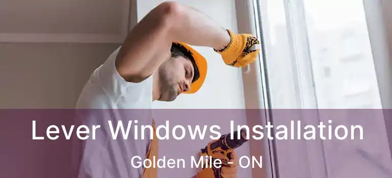  Lever Windows Installation Golden Mile - ON