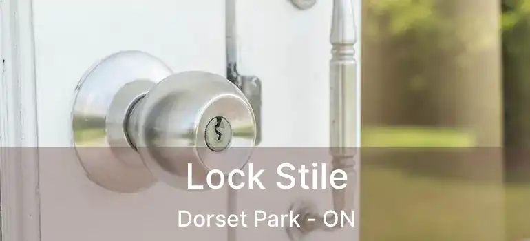  Lock Stile Dorset Park - ON