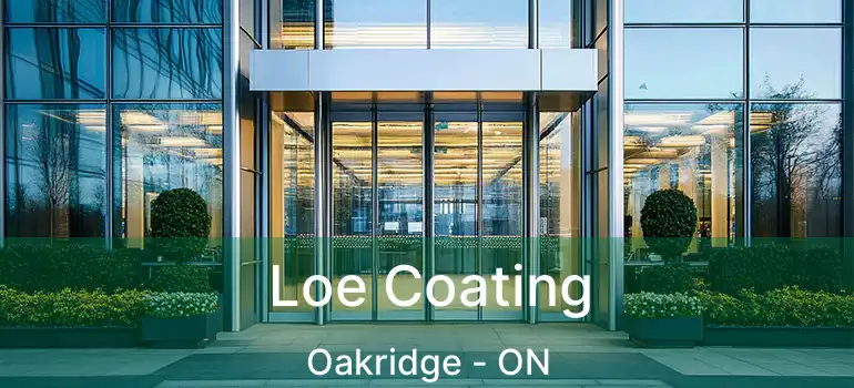  Loe Coating Oakridge - ON