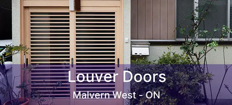  Louver Doors Malvern West - ON