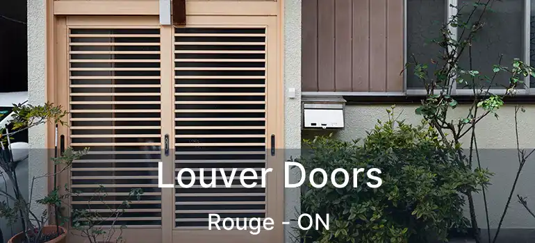  Louver Doors Rouge - ON