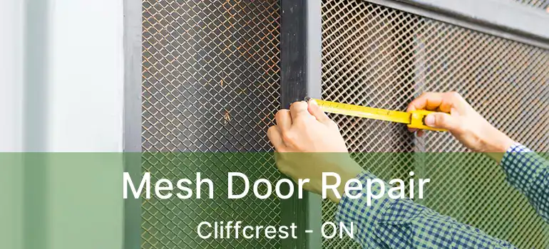  Mesh Door Repair Cliffcrest - ON