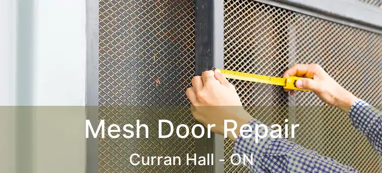  Mesh Door Repair Curran Hall - ON