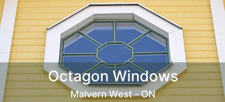  Octagon Windows Malvern West - ON