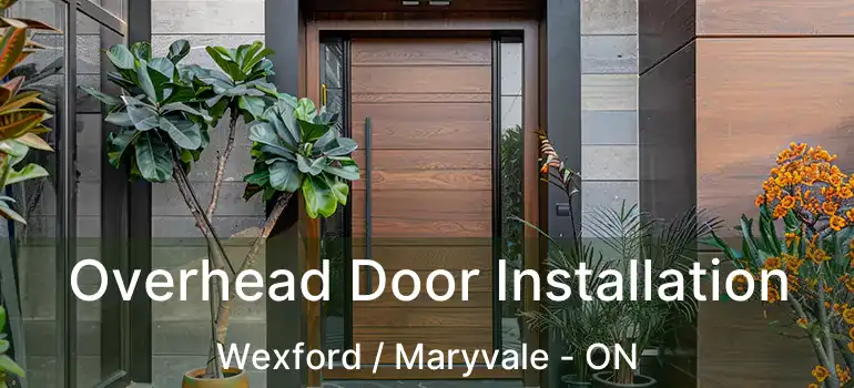  Overhead Door Installation Wexford / Maryvale - ON
