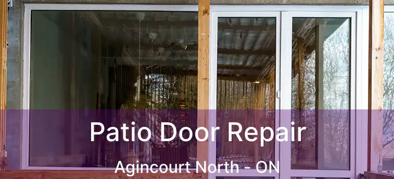 Patio Door Repair Agincourt North - ON