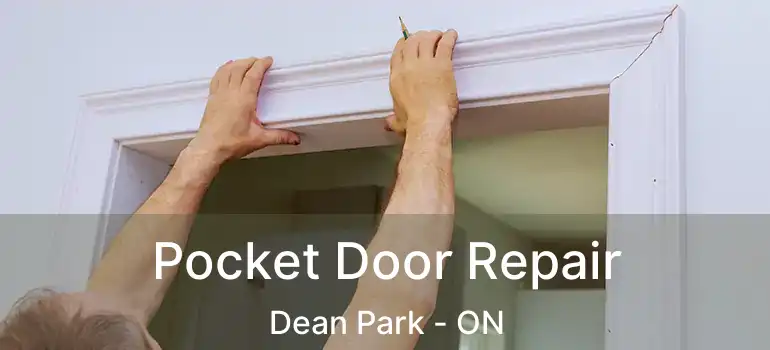 Pocket Door Repair Dean Park - ON