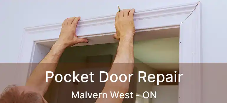  Pocket Door Repair Malvern West - ON