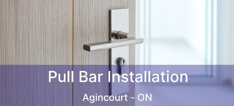  Pull Bar Installation Agincourt - ON