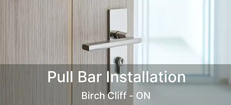  Pull Bar Installation Birch Cliff - ON
