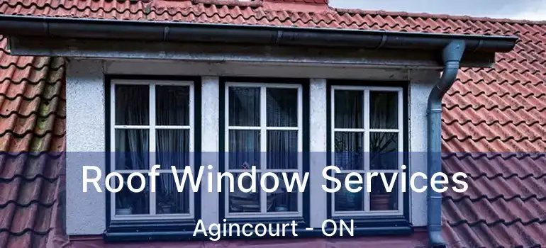  Roof Window Services Agincourt - ON