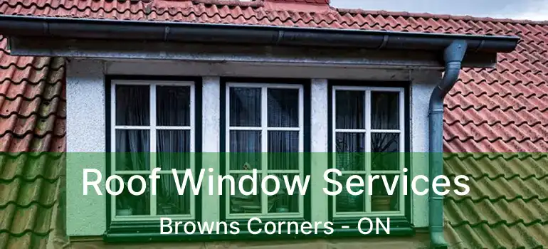  Roof Window Services Browns Corners - ON