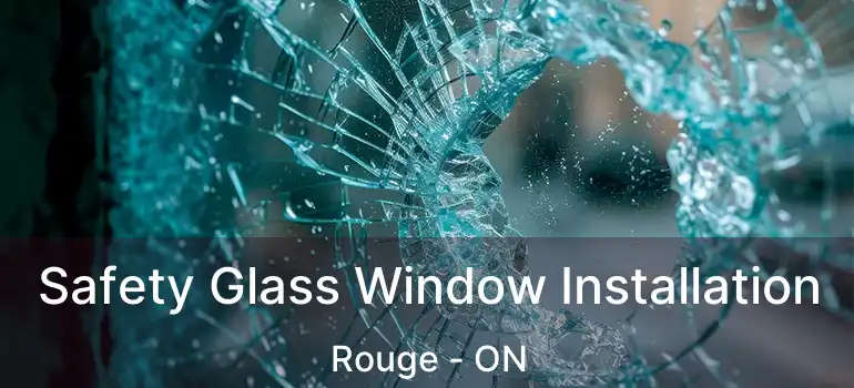  Safety Glass Window Installation Rouge - ON