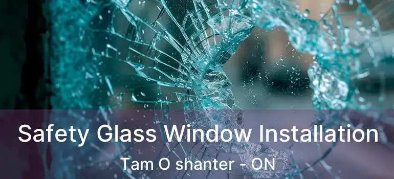  Safety Glass Window Installation Tam O shanter - ON