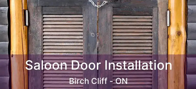  Saloon Door Installation Birch Cliff - ON