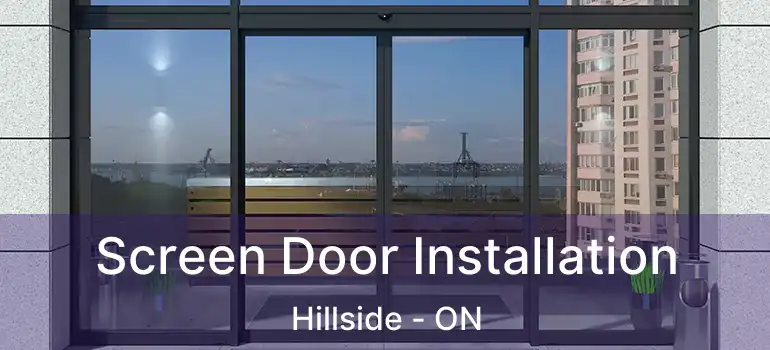  Screen Door Installation Hillside - ON