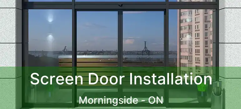  Screen Door Installation Morningside - ON