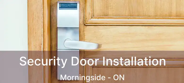  Security Door Installation Morningside - ON