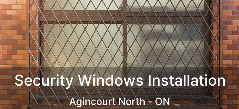  Security Windows Installation Agincourt North - ON