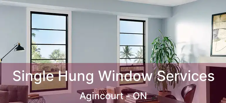  Single Hung Window Services Agincourt - ON