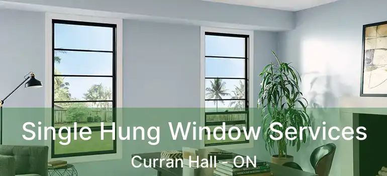  Single Hung Window Services Curran Hall - ON