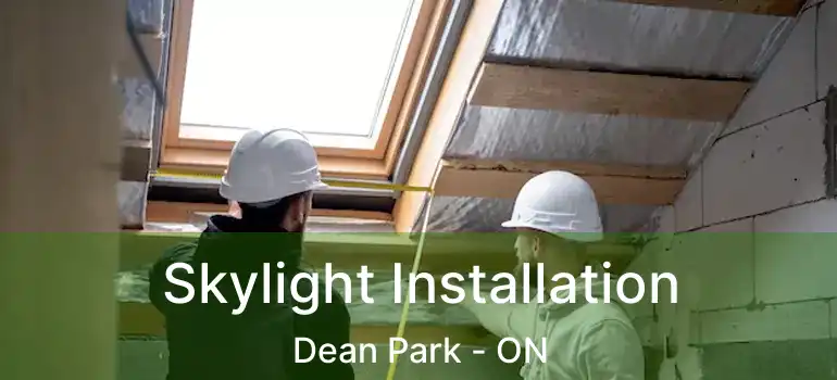  Skylight Installation Dean Park - ON