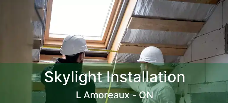 Skylight Installation L Amoreaux - ON