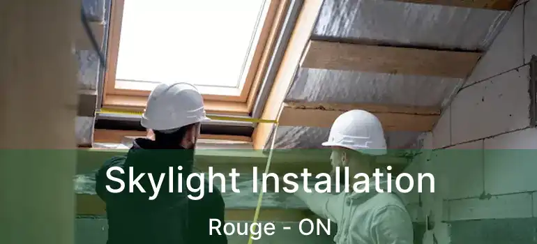  Skylight Installation Rouge - ON