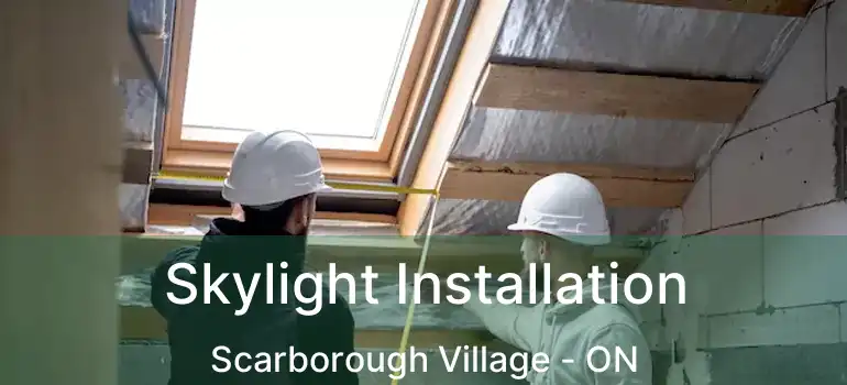  Skylight Installation Scarborough Village - ON