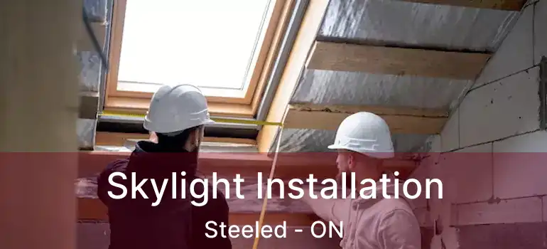  Skylight Installation Steeled - ON