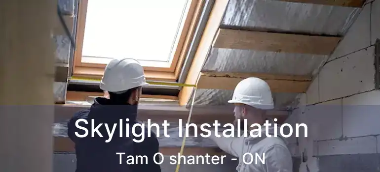  Skylight Installation Tam O shanter - ON