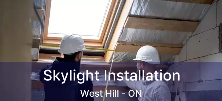  Skylight Installation West Hill - ON