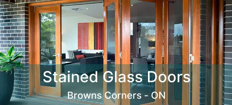  Stained Glass Doors Browns Corners - ON