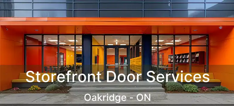 Storefront Door Services Oakridge - ON